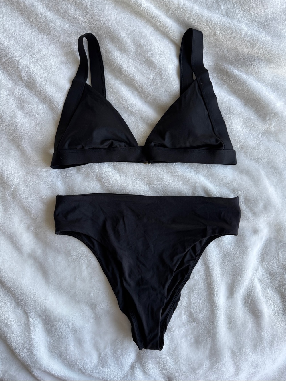 O'Neill Black Triangle high waist Bikini Set